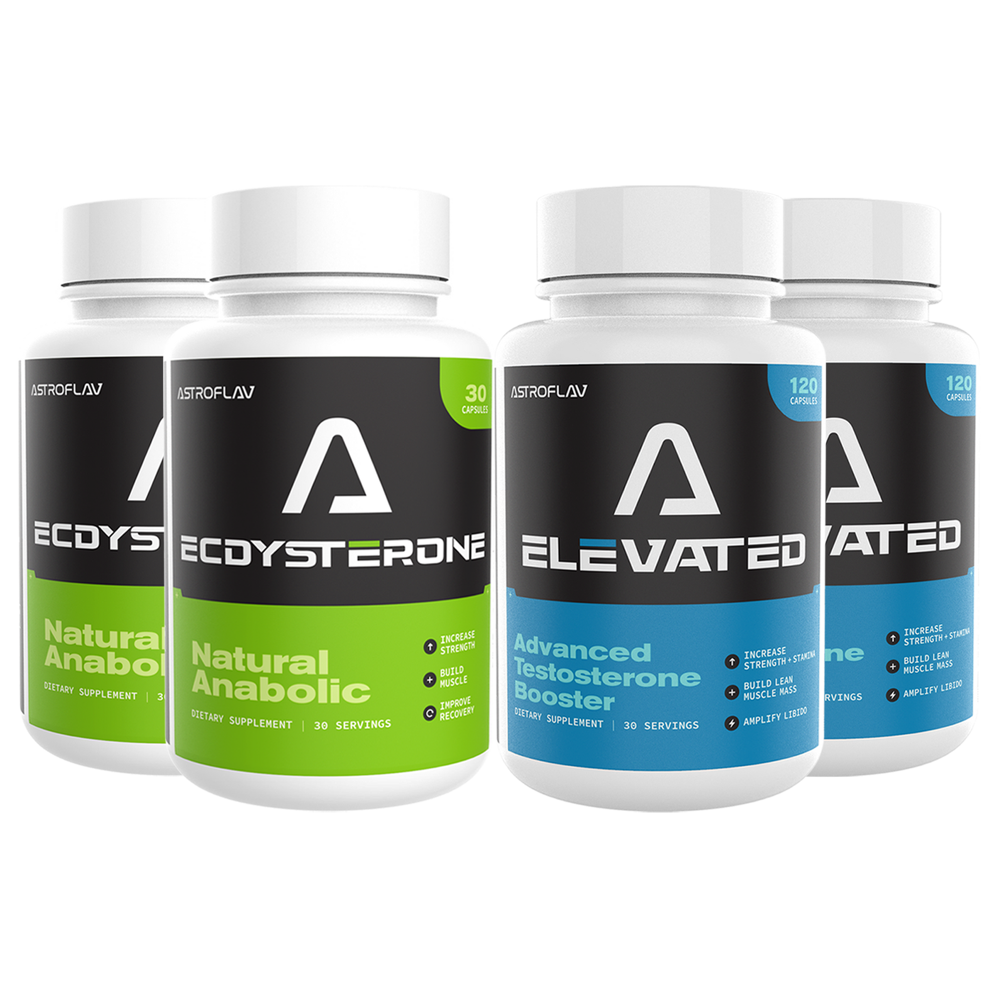 2 Bottles of Elevated & 2 Bottles of Ecdysterone