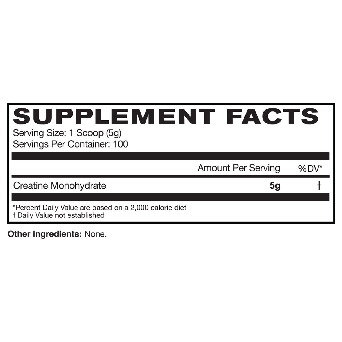 Creatine Monohydrate Powder 500 Grams