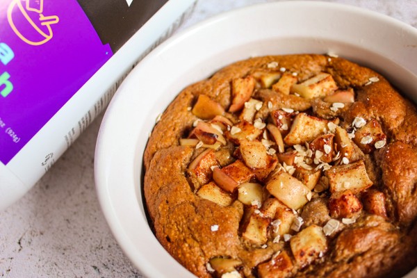 Healthier You: Apple Cinnamon Baked Protein Oats