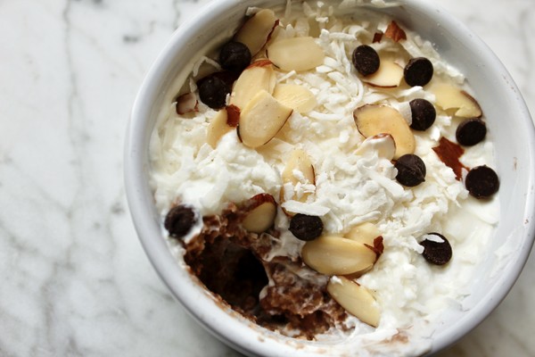 Almond Joy Protein Overnight Oats