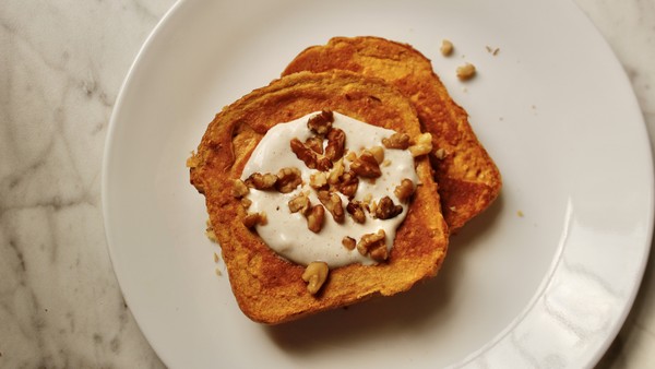 Pumpkin Protein French Toast
