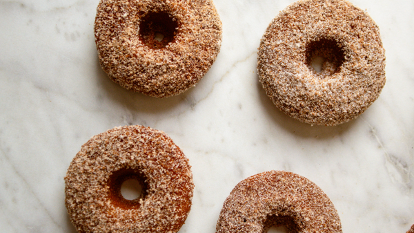 Apple Cinnamon Protein Donuts