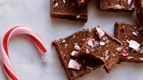 Chocolate Peppermint Protein Fudge