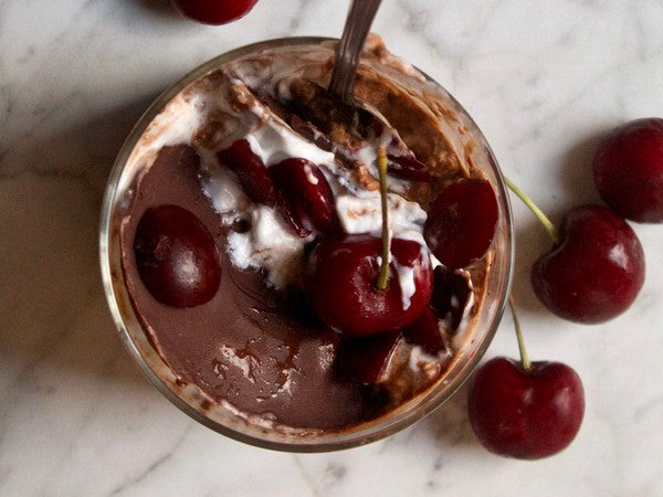 Black Forest Protein Overnight Oats