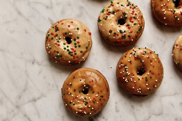Gingerbread Protein Donuts