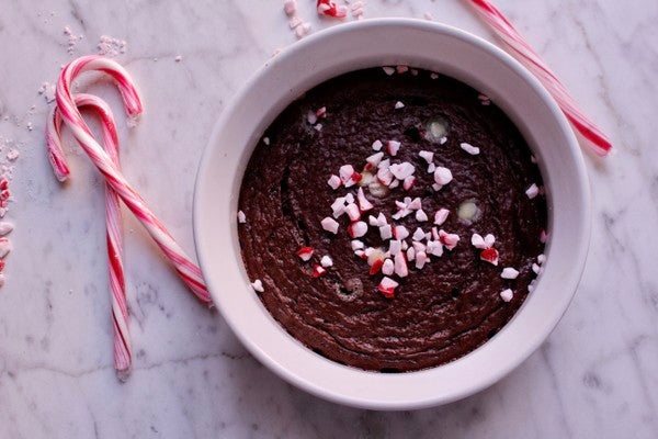 Chocolate Peppermint Protein Baked Oats