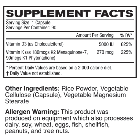 Vitamin D3+K