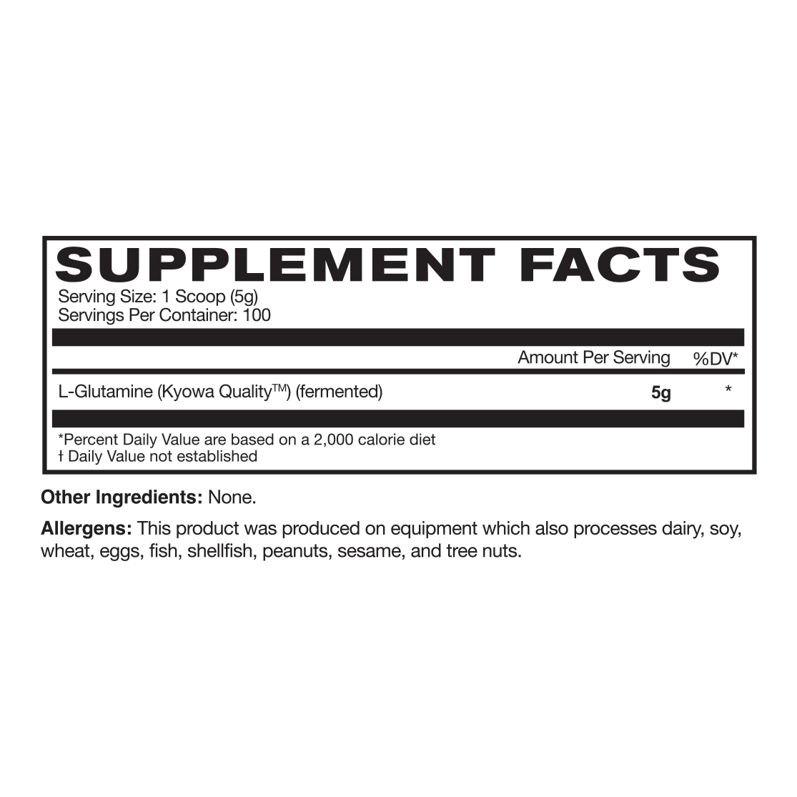 Glutamine Powder 500 Grams