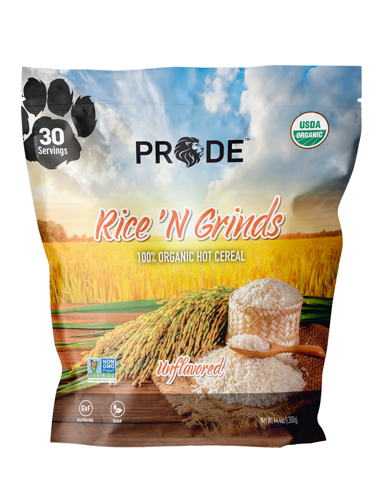 Rice 'N Grinds - Natural Hot Rice Cereal