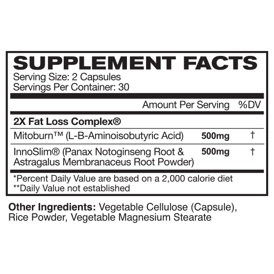 2X | Fat Loss + Metabolism Support