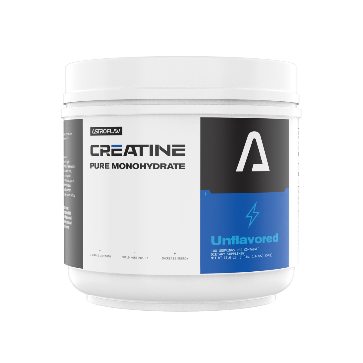 Creatine Monohydrate Powder 500 Grams - Astroflav